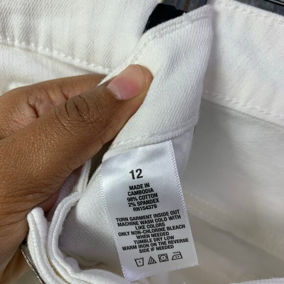 NEW Aeropostale Size 12 Distressed Vintage High Rise Shorty Shorts Stretch - Picture 11 of 12